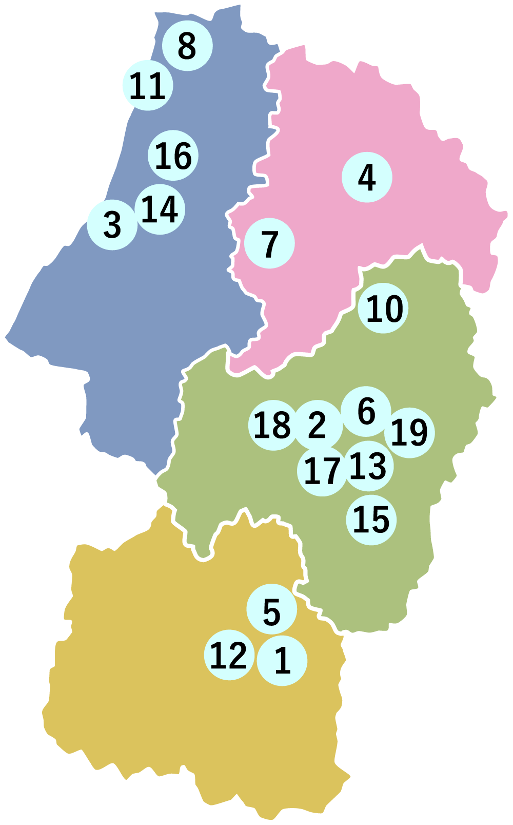 つくり手を訪ねて 生産者マップ