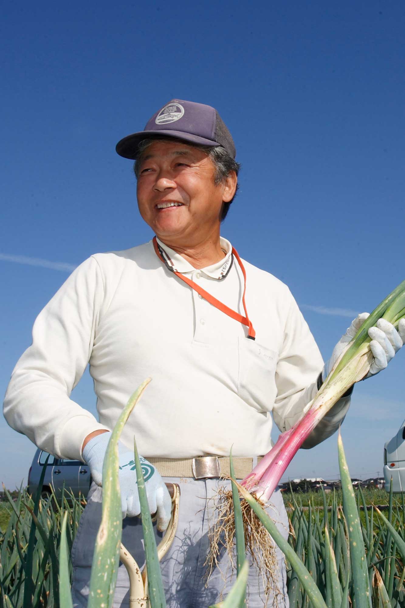 山形県アンテナショップおいしい山形　素材を訪ねて｜平田赤ねぎ：平田赤ねぎ生産組合会会長　後藤博さん（酒田市）